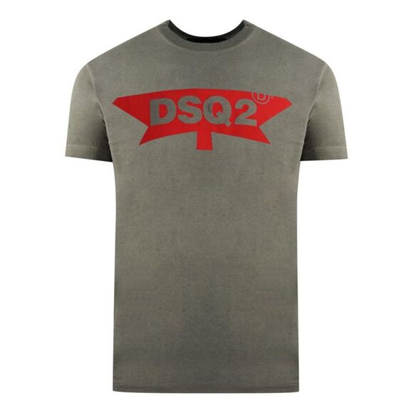 DSquared2 Mens Bold Logo T-Shirt / Gray